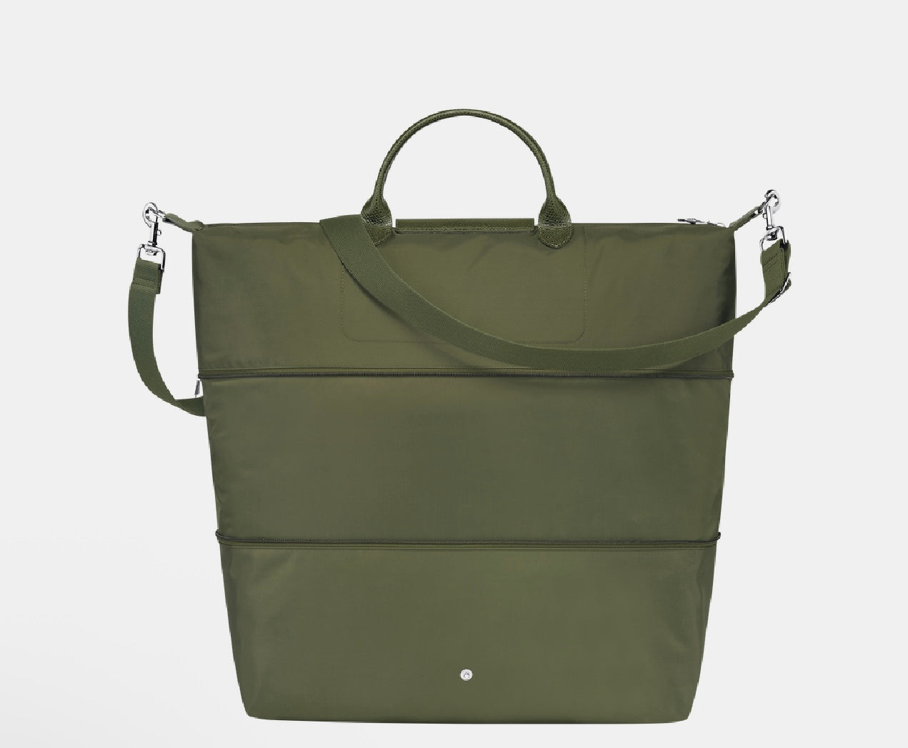 Longchamp Le Pliage Original Travel Bag Expandable Forest - Recycled Canvas
