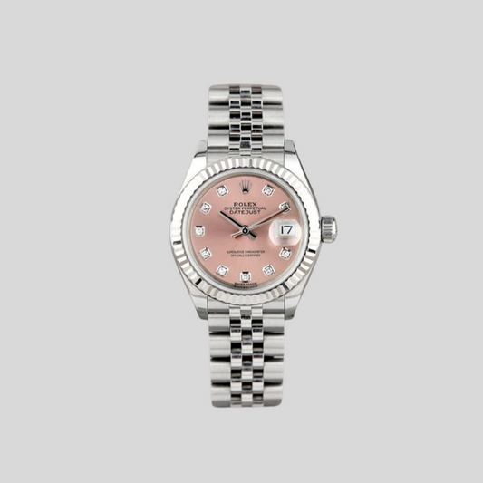 Rolex Datejust 28 Salmon w/ Diamonds 28mm 279174 2021
